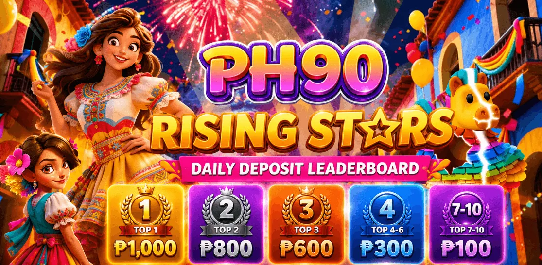 PH90 Rising Stars Daily Deposit Leaderboard promotion cover