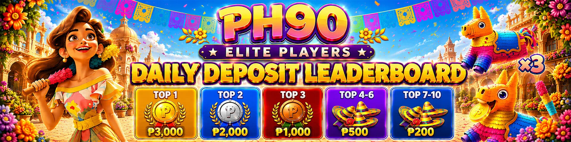 PH90 games and rewards banner