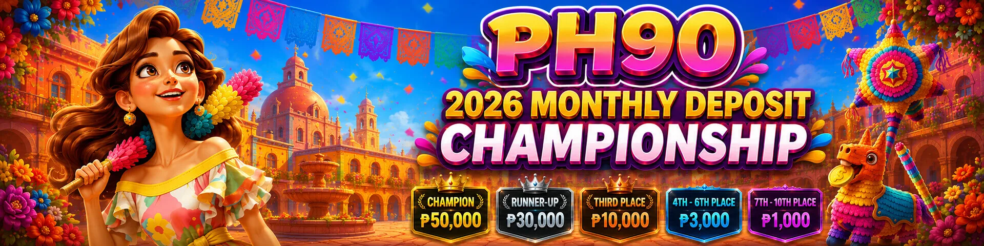 PH90 casino promotions banner
